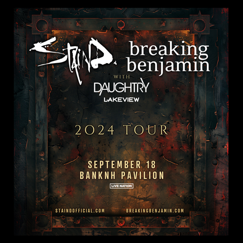 Stand, Breaking Benjamin, & Daughtry Concert - Bank NH Pavilion